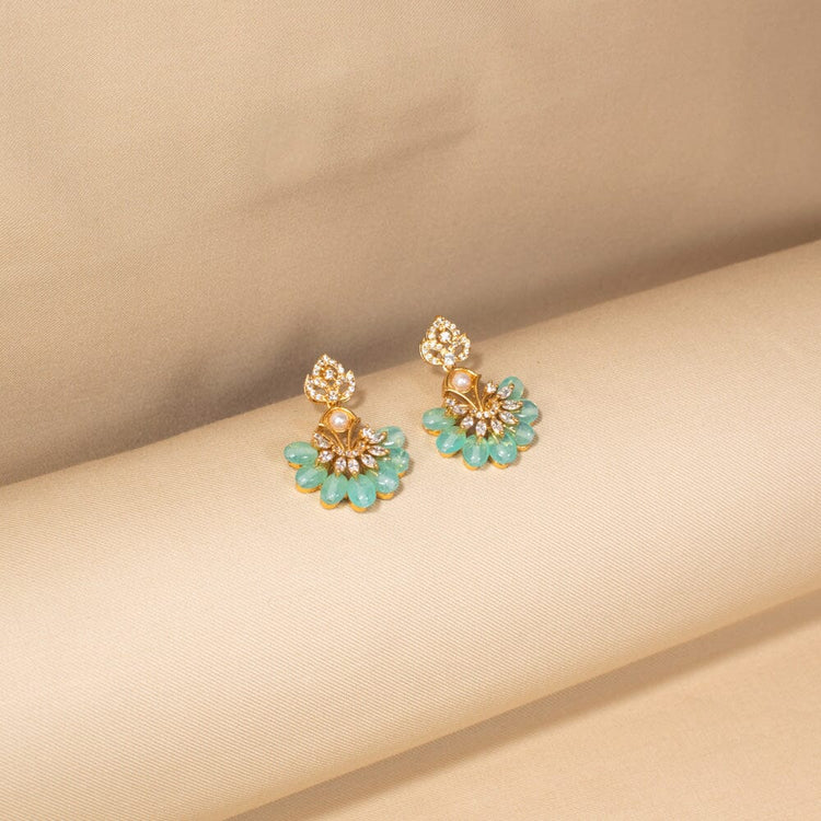 Sofia Necklace Set-Mint-Pratha Collection