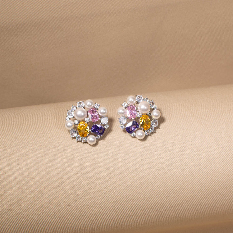 Sorbet Garden Pearl Studs