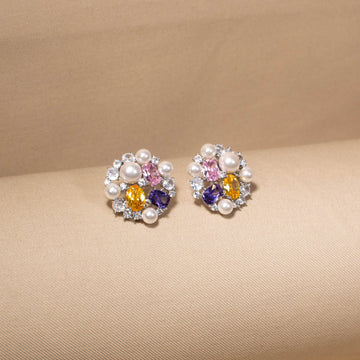 Sorbet Garden Pearl Studs