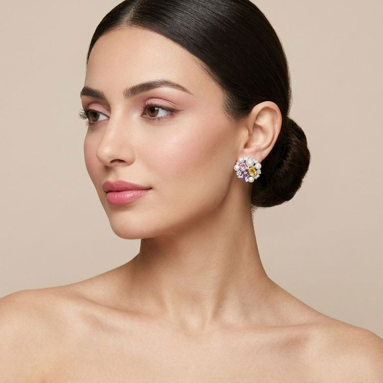 Sorbet Garden Pearl Studs