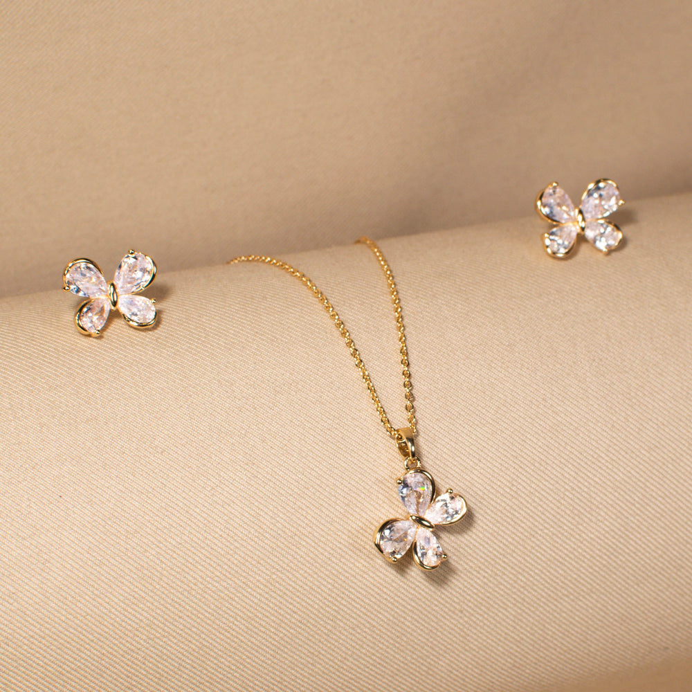 Soul Butterfly Pendant Set