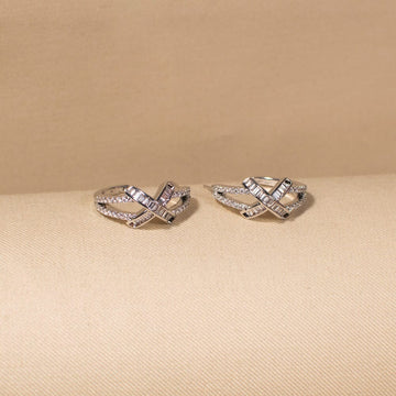 Sparkle Cross Studs