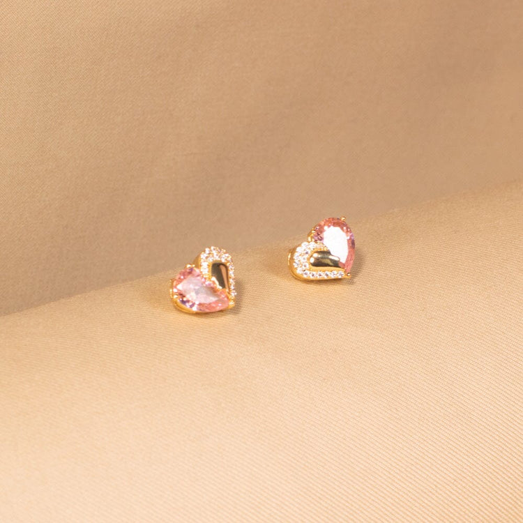 Sparkling Heart Pendant Set - Minima Collection