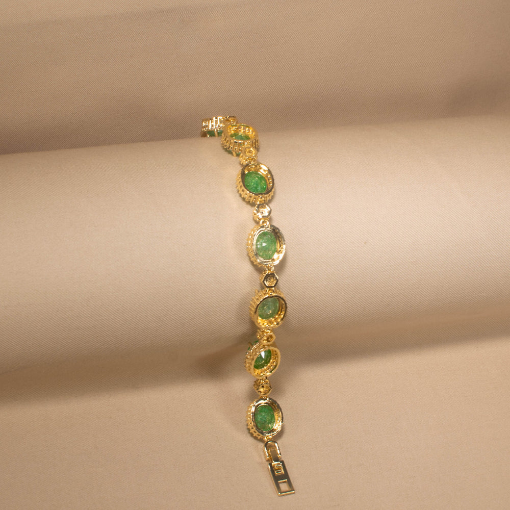 Spearmint Glitz Halo Bracelet
