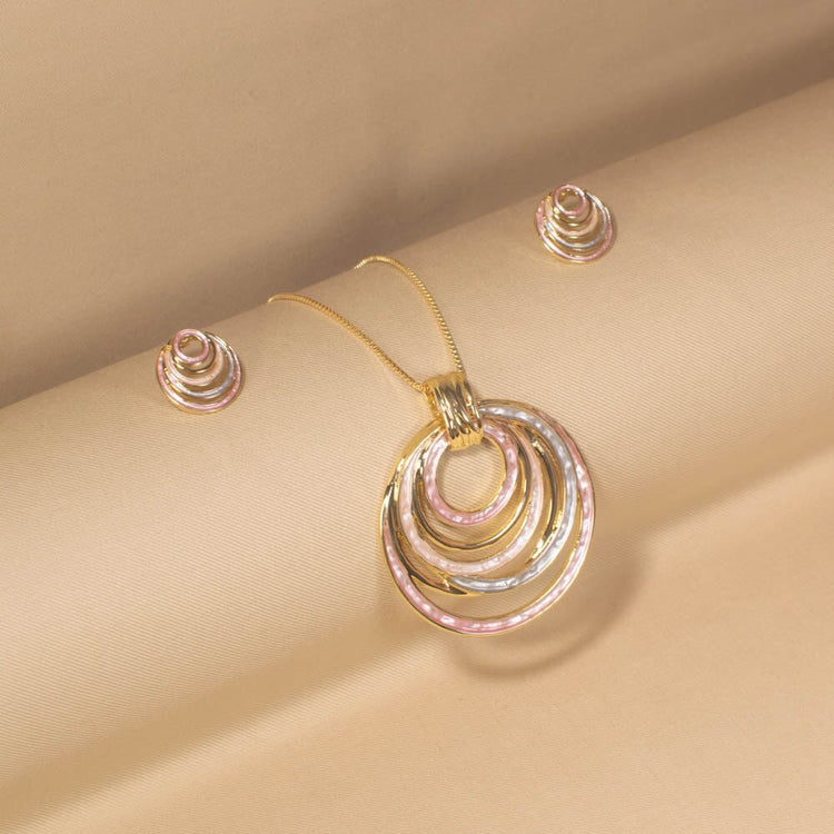 Sprials of Life Pendant Set -Edgy Collection