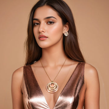 Sprials of Life Pendant Set -Edgy Collection