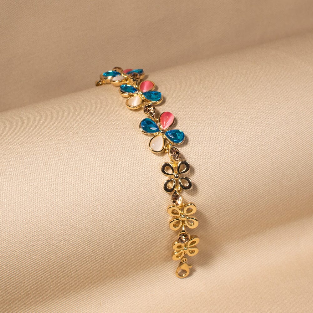 Springtime Cluster Bracelet
