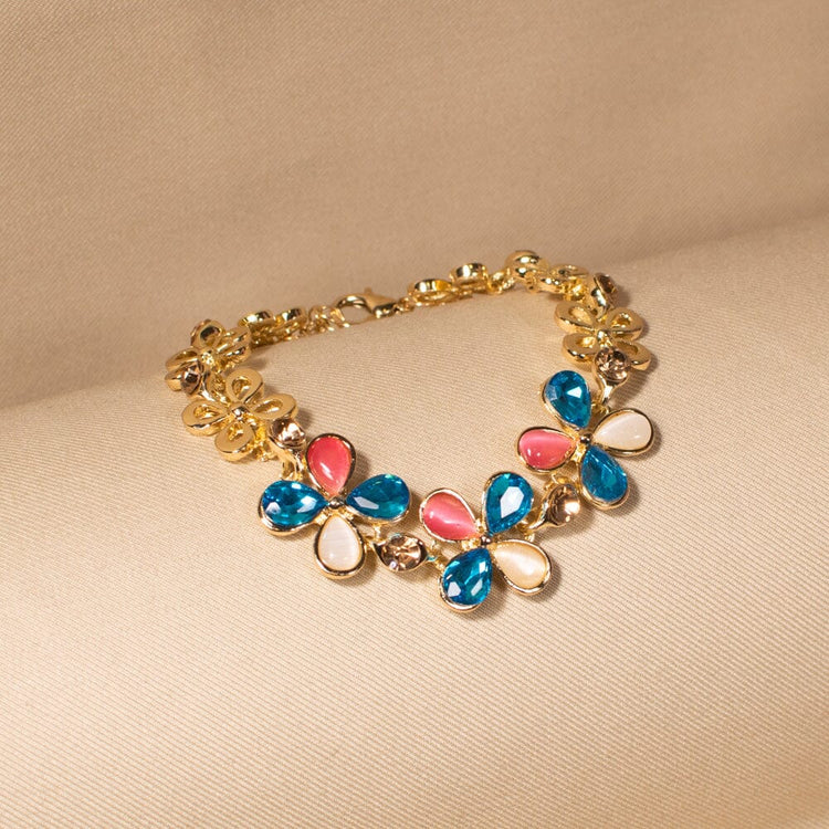 Springtime Cluster Bracelet