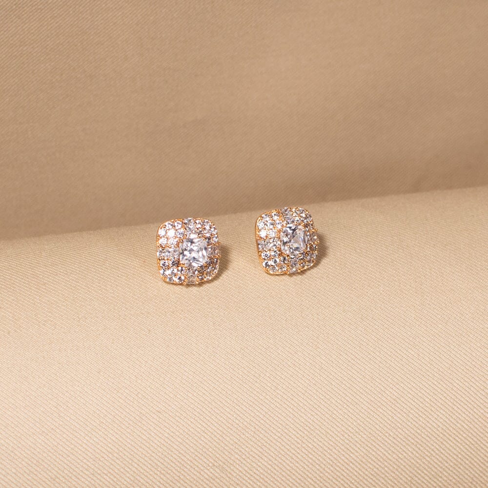 Square Cluster Studs