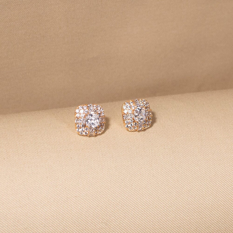 Square Cluster Studs