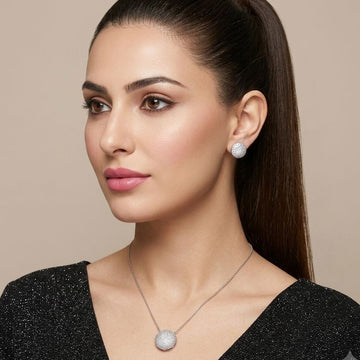 Stardust Disc Pendant Set