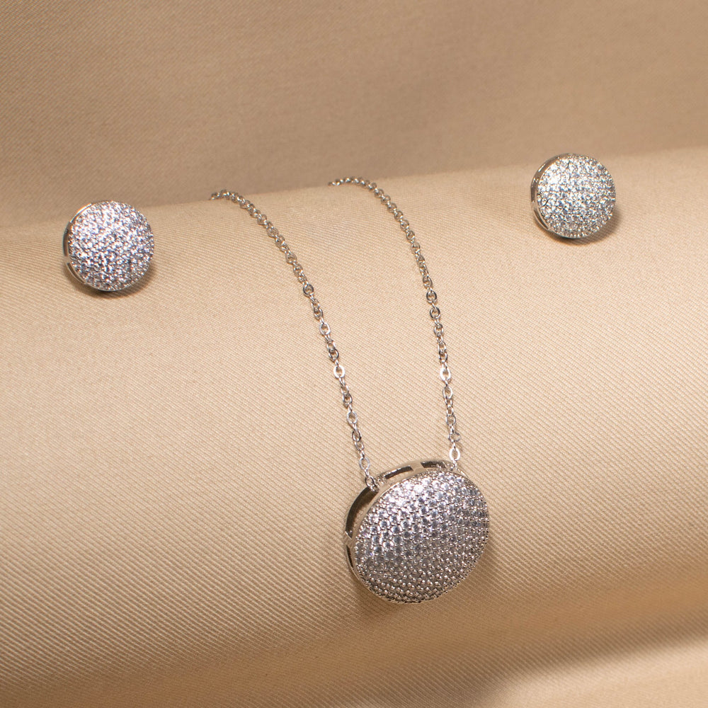 Stardust Disc Pendant Set