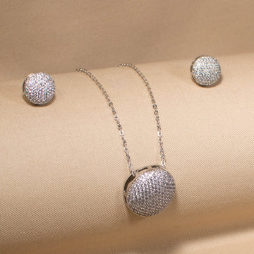 Stardust Disc Pendant Set