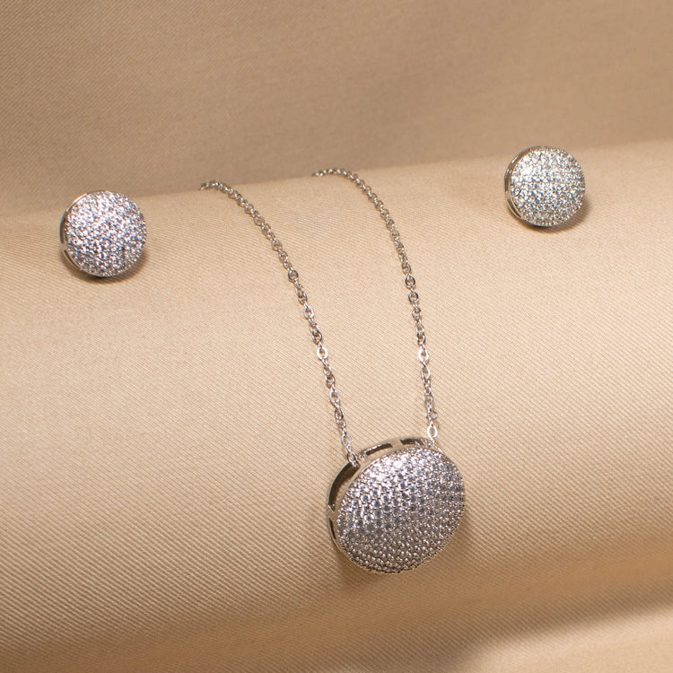 Stardust Disc Pendant Set
