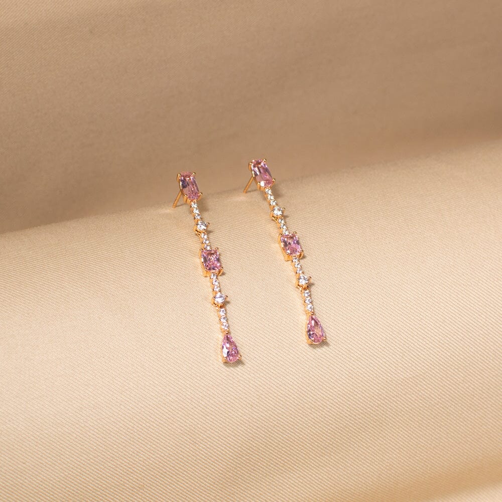 Starfall Danglers-Pink-Minima Collection