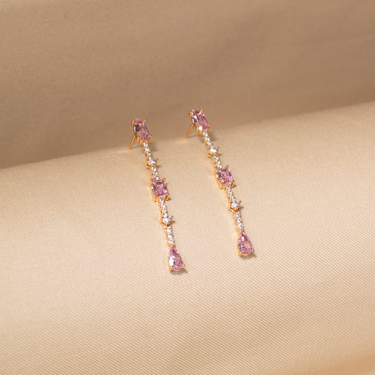 Starfall Danglers-Pink-Minima Collection