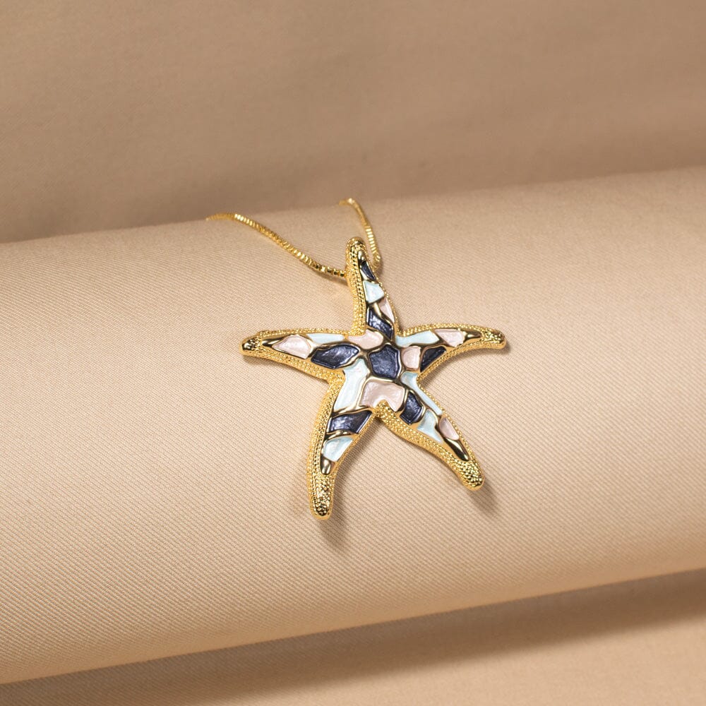 Starfish Sparkle Pendant Set