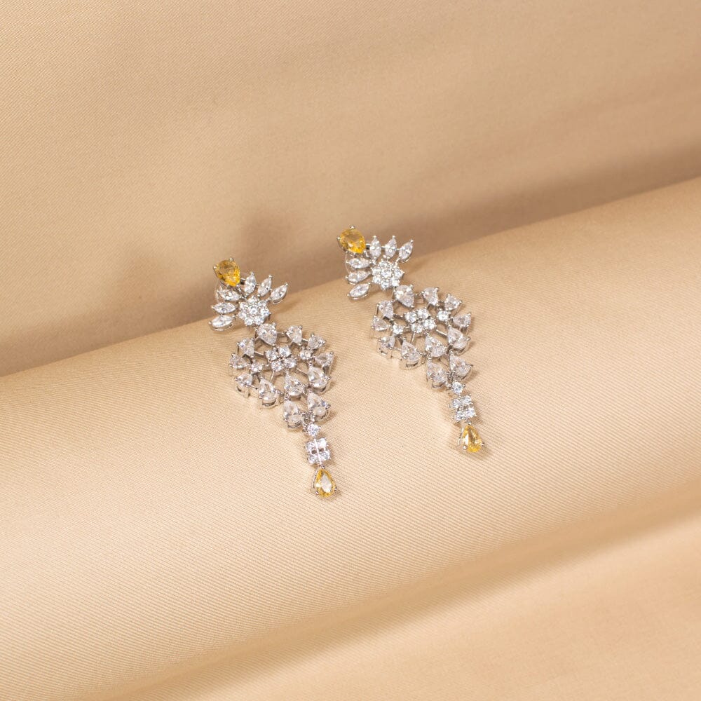 Starlace Necklace Set-Yellow-Glitterati Collection