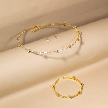 Starlight Dew Set with Bracelet - Minima Collection