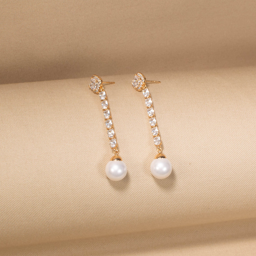 Starlight Pearl Waterfall Earrings
