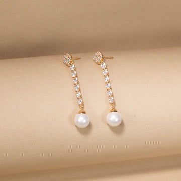 Starlight Pearl Waterfall Earrings