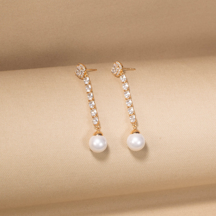 Starlight Pearl Waterfall Earrings