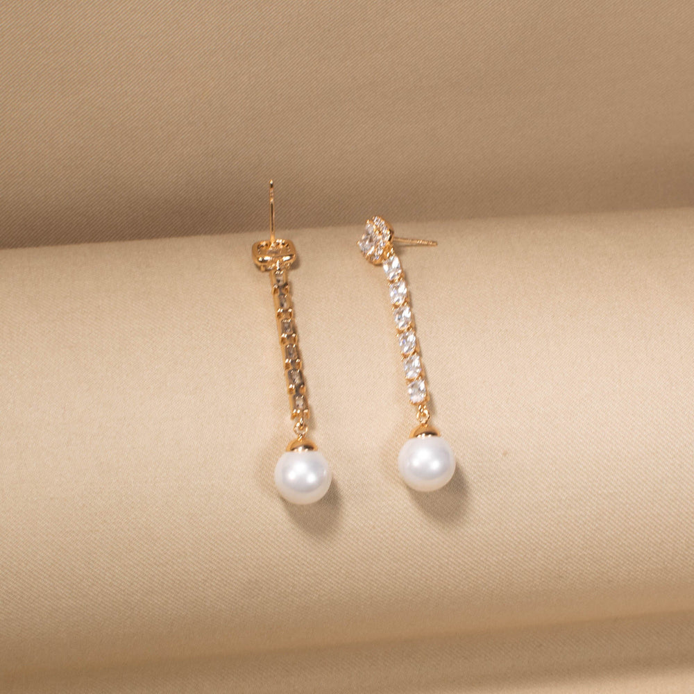 Starlight Pearl Waterfall Earrings