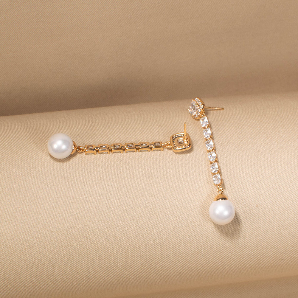 Starlight Pearl Waterfall Earrings