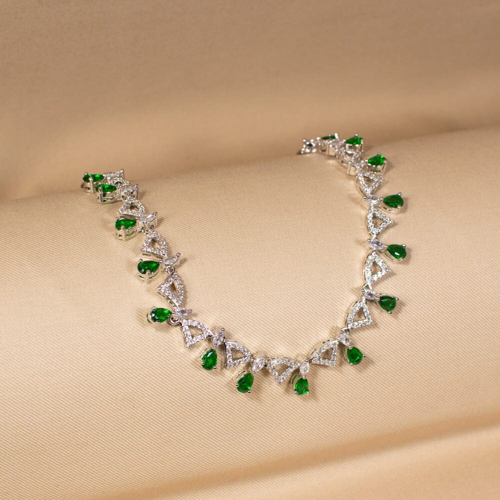 Starlight Radiance Necklace Set - Green