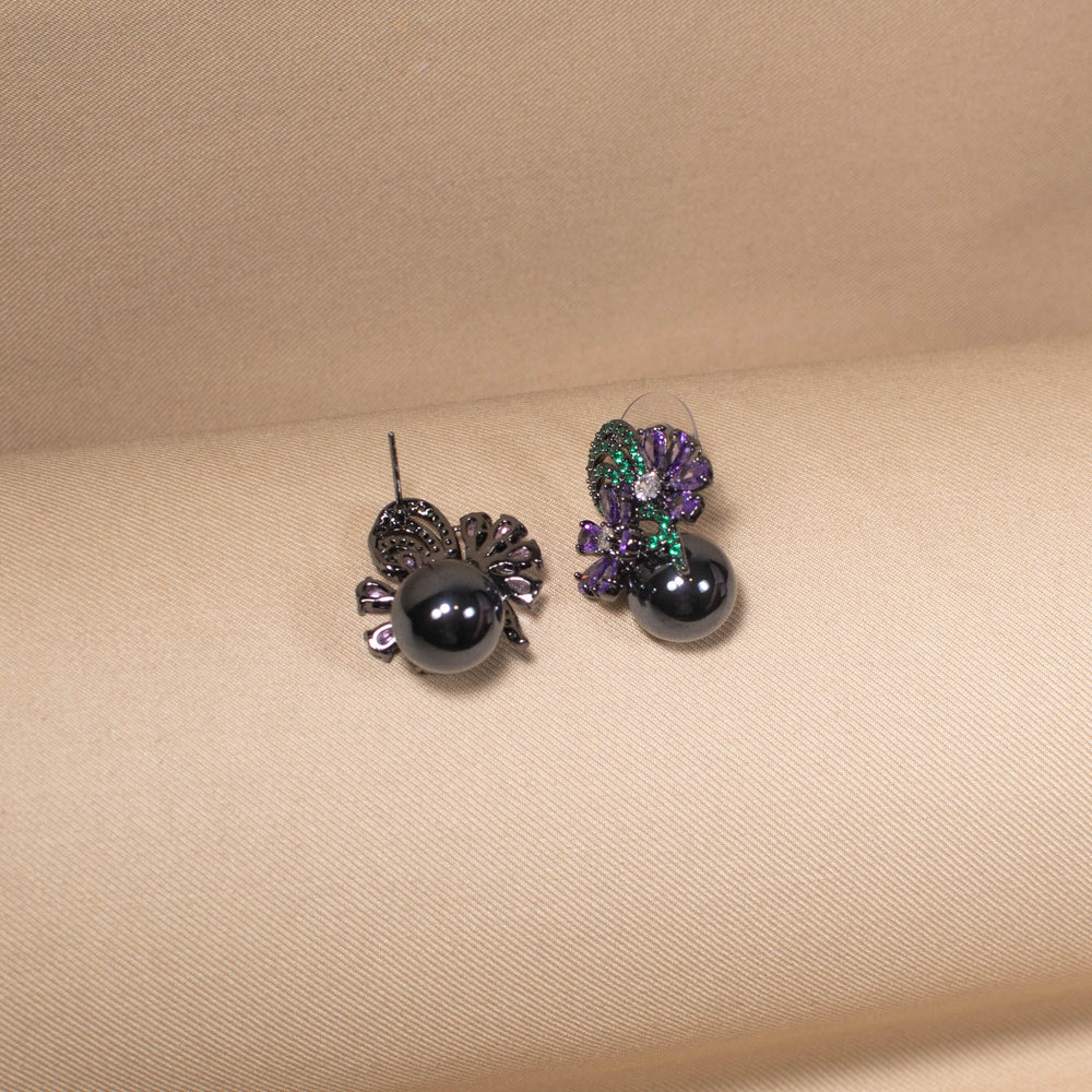 Starry Bloom Pearl Earrings