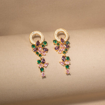 Stellar Circle Symphony Earrings