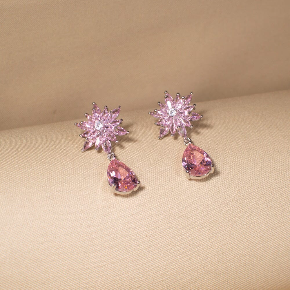Stellar Dew Earrings - Pink
