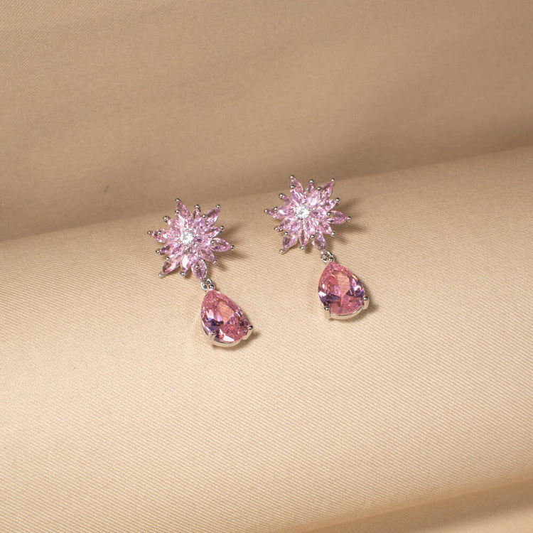 Stellar Dew Earrings - Pink