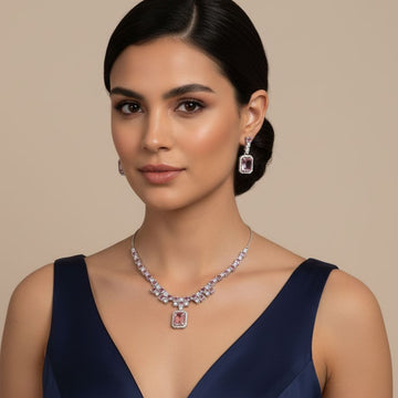 Stellar Necklace Set-Pink