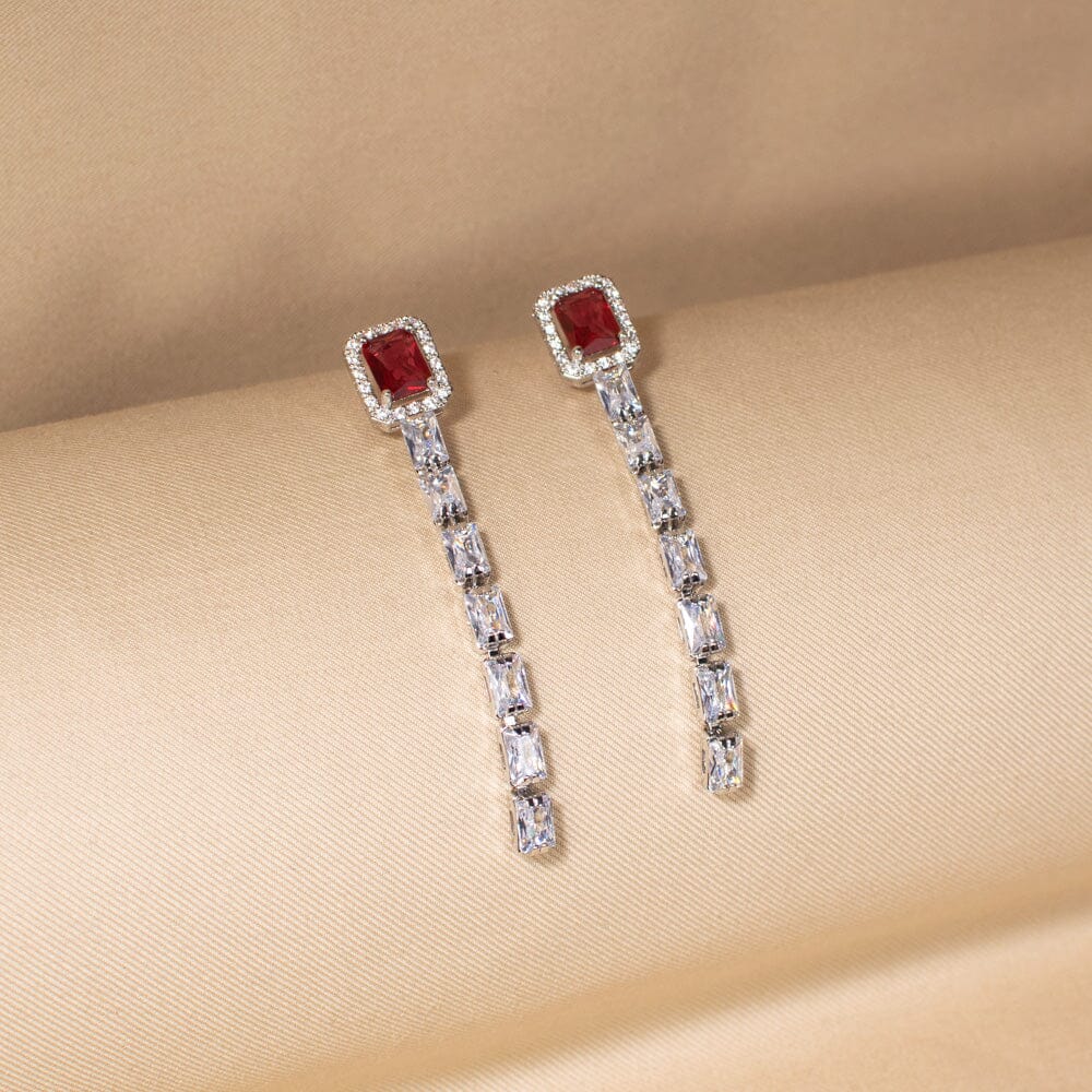 Stellar Ruby Glow Luxe Necklace Set