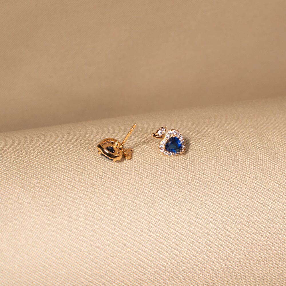 Stormy Heart Studs