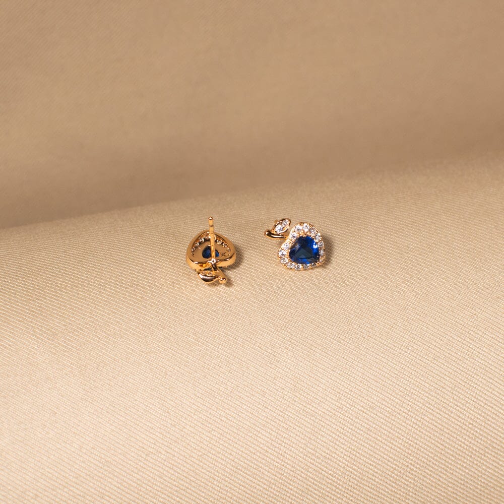 Stormy Heart Studs