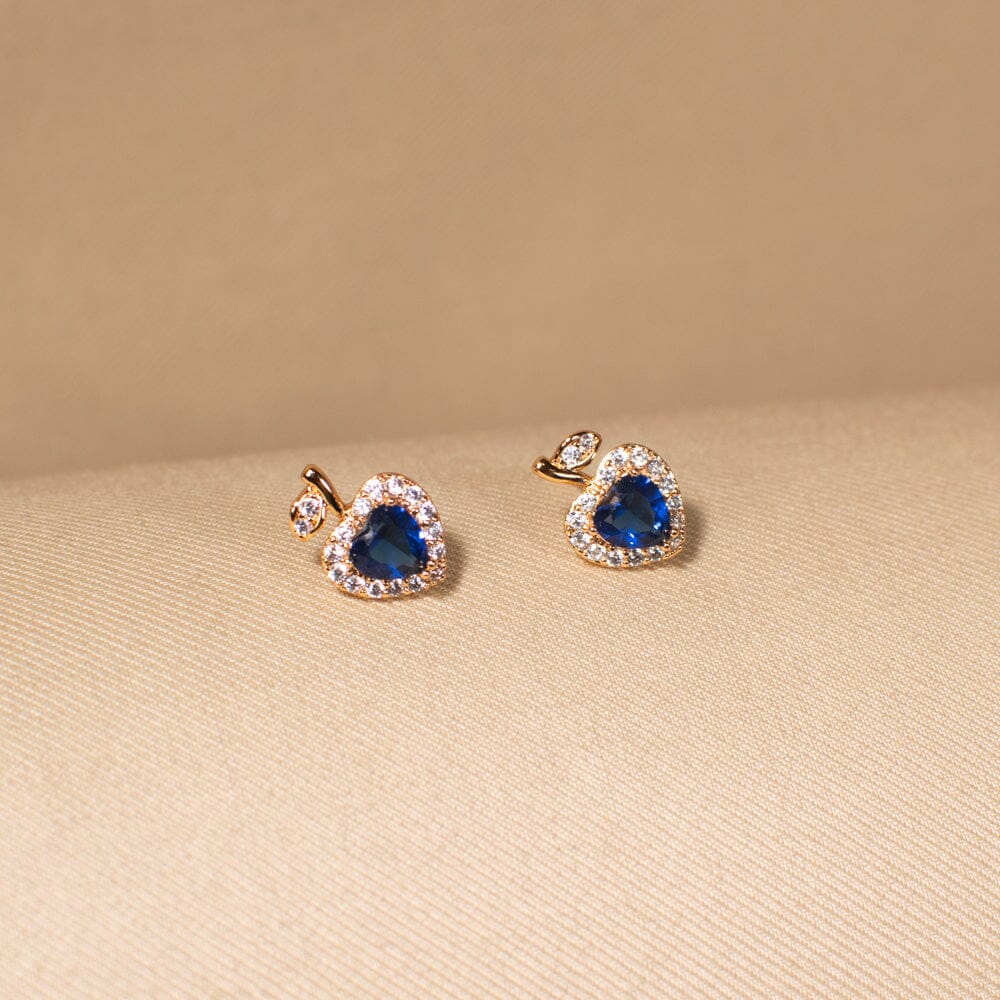 Stormy Heart Studs
