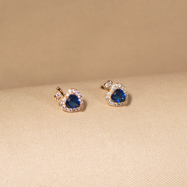 Stormy Heart Studs