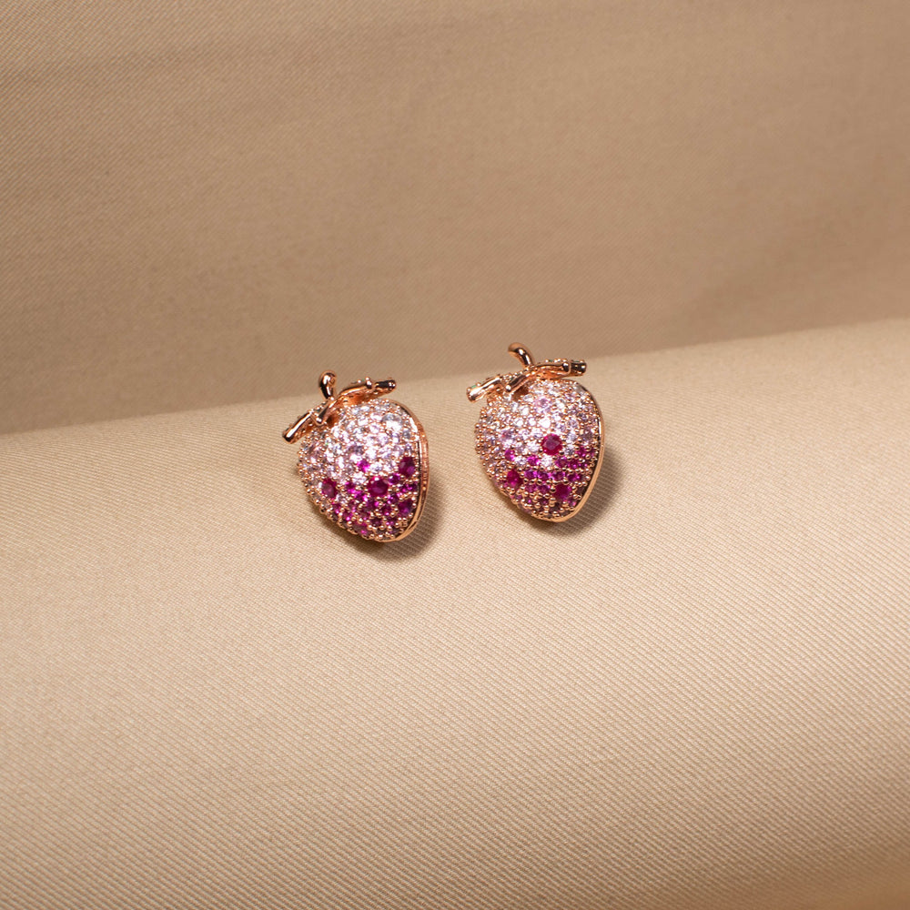 Strawberry Glaze Studs