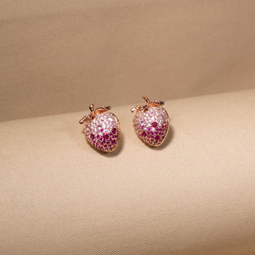 Strawberry Glaze Studs
