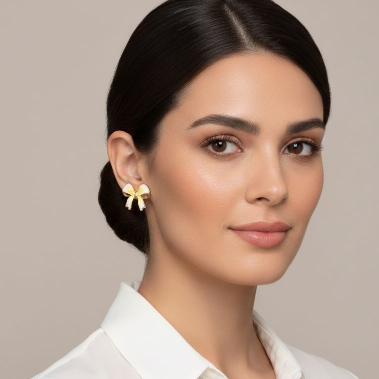 Sun-Kissed Bows Studs