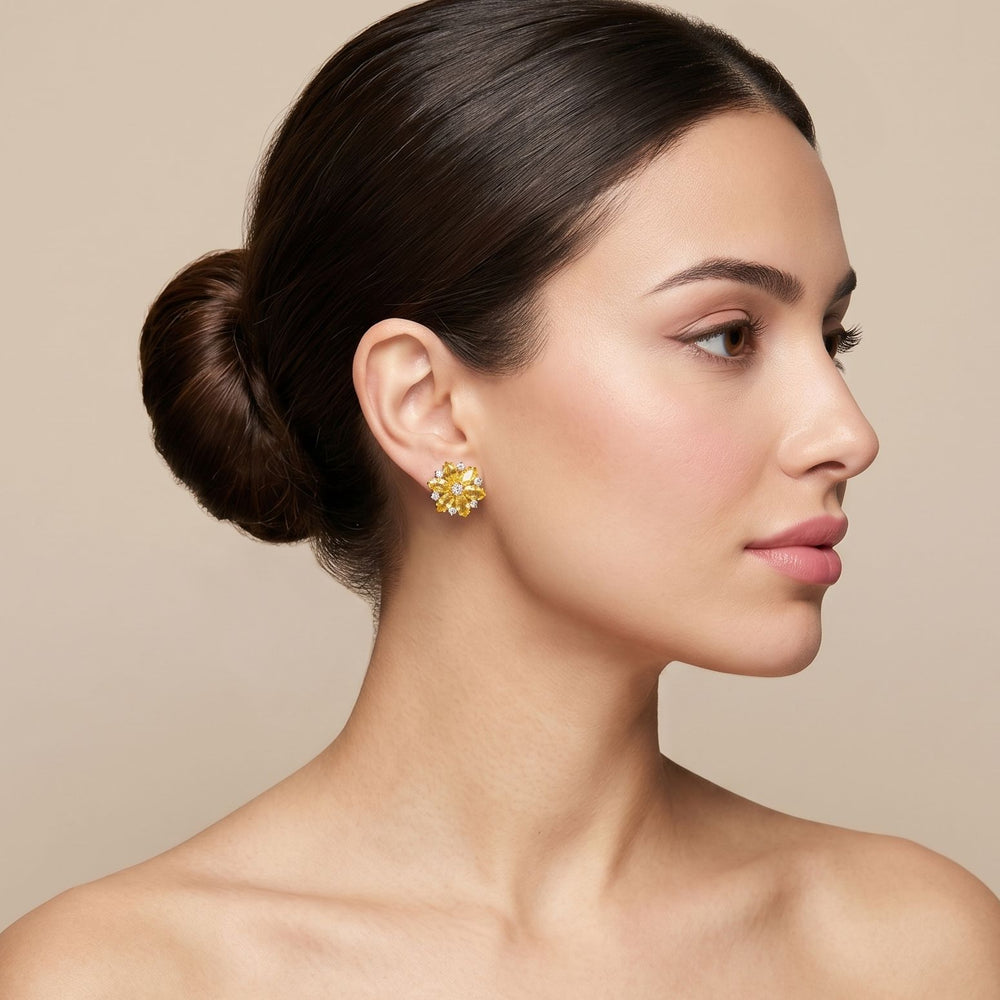 Sunbeam Floral Studs