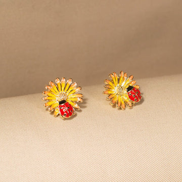 Sunflower Mini Studs - Nature Collection