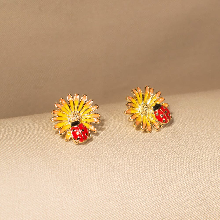 Sunflower Mini Studs - Nature Collection