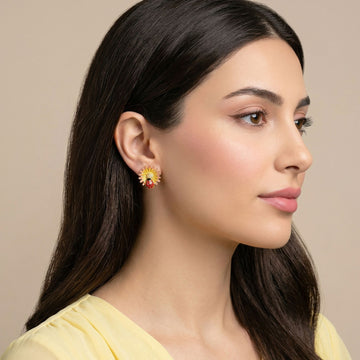 Sunflower Mini Studs - Nature Collection
