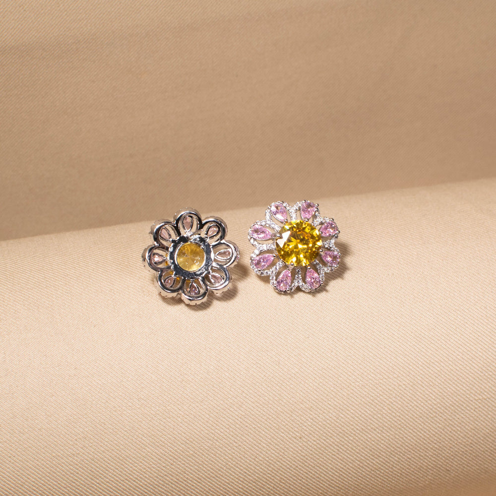 Sunkissed Dahlia Studs