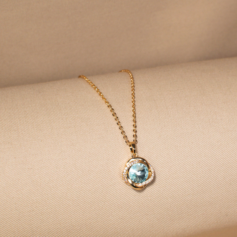 Sunlit Sea Pendant Set