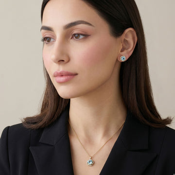 Sunlit Sea Pendant Set