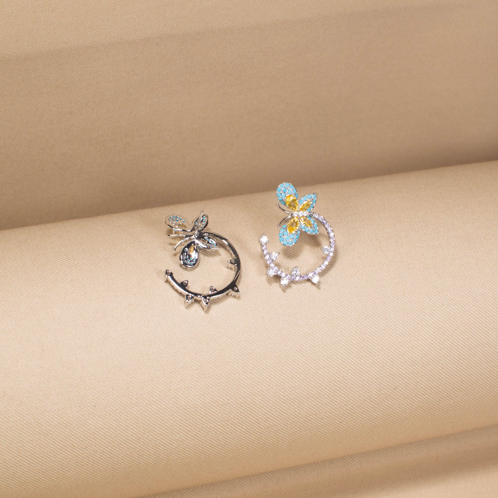 Sunny Meadow Butterfly Studs